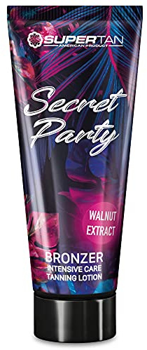 SuperTan Secret Party Walnuss-Extrakt Bronzer Bräunungslotion (200 ml)