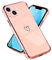 Micoden for iPhone 13 Case Cute Girls Silicone Heart Pattern Design Cases Fashion Plating Edge Ultra Thin Shockproof Protective Bumper Phone Case for iPhone 13 Pink