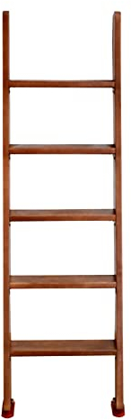 Hochbett Leiter Etagenbettleiter Wohnmobil-Leitern Für Schwere Leute, 5 Schritt Holz Schrägleitern Mit Haken & rutschfeste Fußpolster, Für Schlafzimmer/Loft/Wohnheim/Wohnmobil