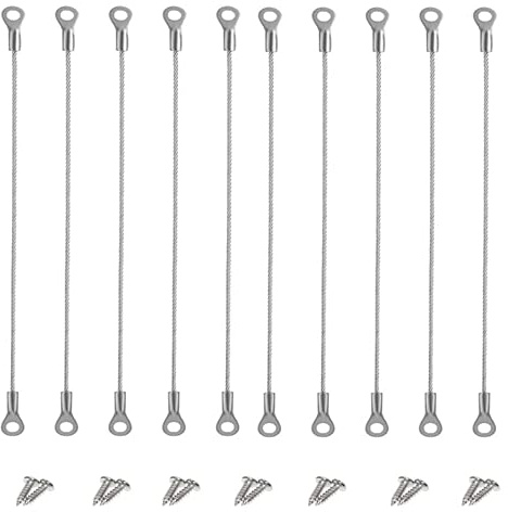 Cabinet Door Restraint,Door Opening Angle Protector Cabinet Hinge Limiter,10pcs (20cm/8inch)