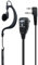 TechSideTSAU-M+ Midland 2-poliges Wickelmikrofon | Funkgeräte | Kompatibel mit G7 pro G8 G9 pro M24 M24 Plus M48 M99 G6 XT G7 XTR ICOM Intek | Überwachung, Sicherheit, Airsoft
