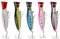 Angelköder für die Oberfläche – Popper – Angelset – Angeln Meer – 5 Stück – 12,5 cm und 40 g
