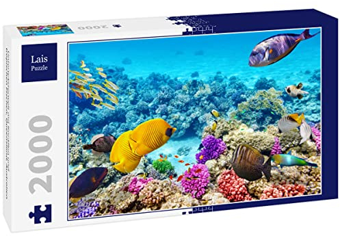 Lais Puzzle Unterwasserwelt mit Korallen und tropischen Fischen, Queensland, Australien 2000 Teile