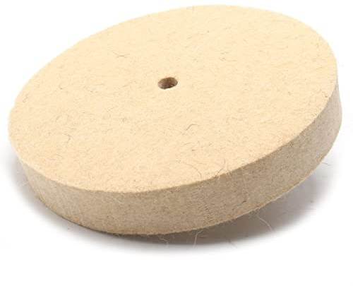 75mm-250mm Feltro Di Lana Lucidatura Lucidatura Lucidatrice Ruota Rotonda Disco Abrasivo Per Lucidatura Metallo Legno Durevole Trapano Mole,250x25x12mm