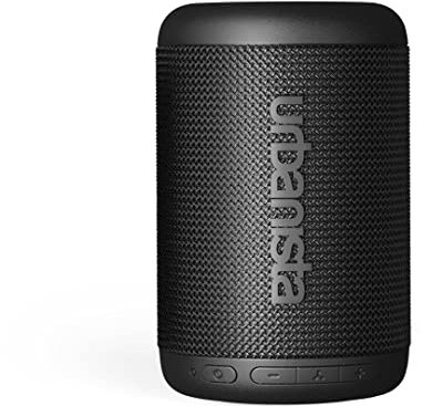 Urbanista Memphis Altoparlante Wireless Bluetooth, Altoparlante Portatile Resistente all'Acqua IPX5, 12H di Riproduzione, Comandi a Pulsante, Doppia Associazione Bluetooth 5.2, Audio Stereo, Nero