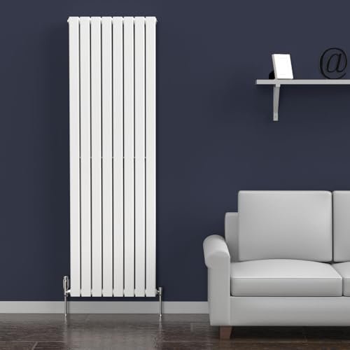 Sale: Lux Heat Flat Vertical Radiator-White-1800 mm x 410 mm (Double)