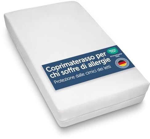 Blumtal® Allergiker Bettbezug Topper 140x200 cm für Topper bis 7 cm - Oeko-TExzertifizierter Anti Milben Topperbezug 140x200 cm - Encasing Topper mit Reißverschluss 140x200 cm/Milbenbezug - 2er Set