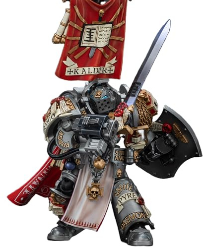 JOYTOY Warhammer 40.000 1/18 Actionfigur Grey Knights Kaldor Draigo 12 cm Sammel-Actionfiguren-Kits