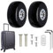 Gepäckräder Gummi, Gummi Gepäckkoffer Rad, Ersatz Rollen, 2PCS 50x18MM Gepäck Ersatzräder Kofferrollen Ersatzrollen Gepäck Ersat Wheel für Gepäck Trolleys Kinderwagen Hartschalenkoffer