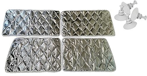 Thermomatten Seitenfenster 4tlg. passend für T4 mit Klimahimmel 1990-2003 kurzer Radstand Scheibenabdeckung Innen