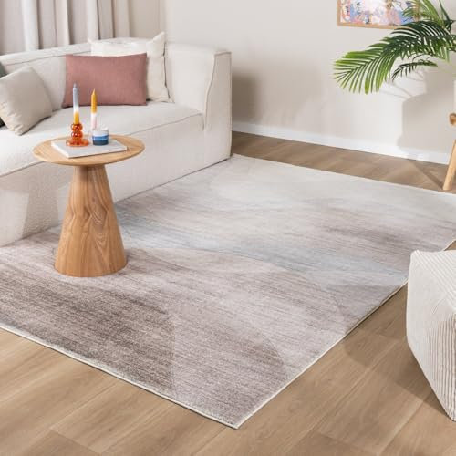 FRAAI | Home & Living Moderner Teppich - Field Taupe - Kurzflor - Modern, Skandinavisch - Wohnzimmer, Schlafzimmer - Carpet