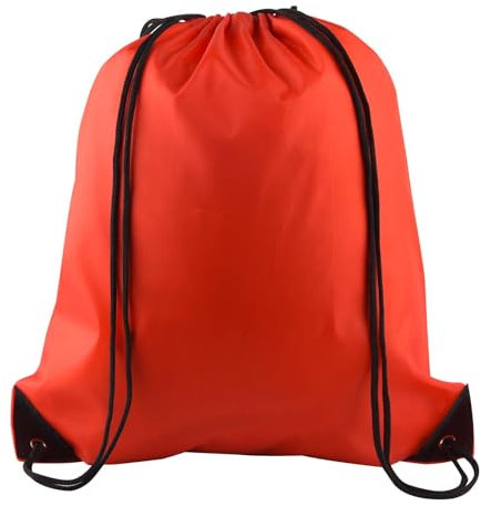 PLULON Rote Zugbeutel Zugrucksäcke im Großhandel Sportliche Cinch Sack Rucksäcke für Yoga, Reisen, Outdoor-Sport und Fitness