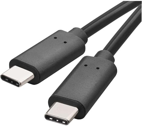 EMOS - USB-Ladekabel Typ C auf Typ C zum Aufladen und Datenübertragung, Kabellänge 2 m - 2.0 USB-C für Schnelladen und Datenübertragung, High Speed 480 Mbit/s, 5 A/100 W - schwarz