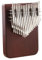 Kalimba Kalimba 46 Tasten 3-lagiges Daumenklavier Tragbares Professionelles Fingerklavier Ebenholz Kalimbas Tasteninstrumente(Style 1)