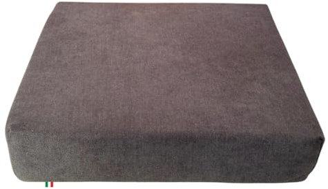 GM Coussin anti-escarres pour fauteuil roulant 42 x 42 x 8 cm, coussin anti-escarres pour chaise en mousse à mémoire de forme et polyuréthane pour fauteuil roulant pour personnes âgées, fabriqué en