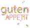 20 Servietten Guten Appetit mit Blumen 33cm