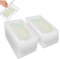 12 organizadores de almacenamiento de leche materna transparente para congelador, ahorro de espacio, almacenamiento de leche materna, bandeja para congelador, organización de bolsas de lactancia, 7.87