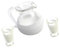 Kisangel 1Ensemble Miniature Pot De Lait Décoratif pour Maison De Imitation Tasse pour Décoration De Jardin Et Accessoire De Maison