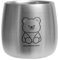 drburpily Verres à eau pour enfants de maternelle en acier inoxydable 304, Anti- et Anti-brûlure, ces tasses peuvent être empilées (Petit ours brun)