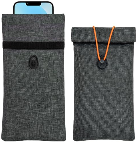 Tuulin Faraday Taschen für Handys, Signalblockierende Schutzhülle, RFID-blockierende Tasche für Privatsphäre, 2 Stück