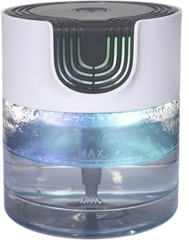 Air Purifier for Home, Office，Water Based Air Purifier ，Air Washer Humidifier ，Freshener for Smoke and Pet Odors，Essential Oil Aroma Diffuser with LED Night Light