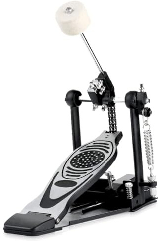 Tissting Bass Drum Pedal Mit Doppelkettenantrieb Und Federzugregulierung, Perfekte Kontrolle Und Stabilität Für Schlagzeuger, Ideal Für Anfänger Und Profis