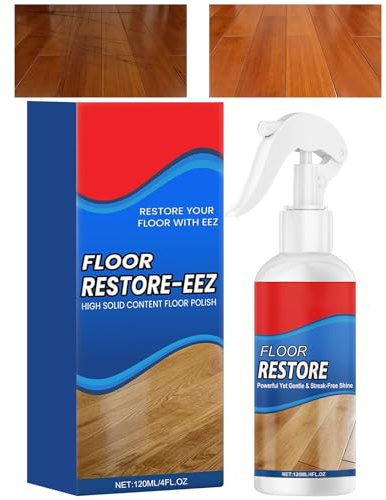 Floor Restore Eez, 120ml Holzboden Restaurierer Mit Schnelltrocknungs,Vinylboden Reiniger, Holzboden Reiniger, Boden Pflege & Schutz Für Stein/Keramik/, Langanhaltender Glanz Ohne Rückstände