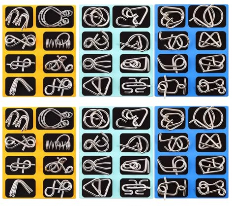 AMSLSIU Challenging Monte Ssori Puzzle Wire Game For Developing Creative Thinking All Of Which Are Very Classic And Popular