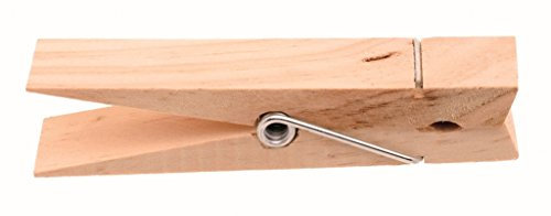 GLOREX Pinzas de Ropa de Madera 150 mm 1st, Natural, 23 x 8,5 x 3 cm
