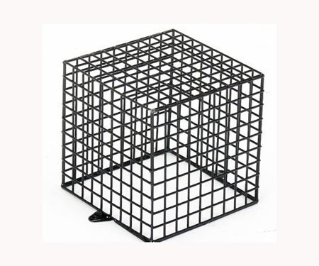 Digiteck TC223- CCTV CAMERA & LIGHT PROTECTION GALVANISED BLACK CAGE 23CM X 23CM X23CM