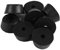 sourcing map 8pcs Rubber Feet Bumpers Furniture Table Amplifier Speaker Cabinet Leg Pad, D25x20xH12mm