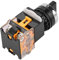 LA38-11BX22 Selector giratorio Interruptor,2 posiciones 1NO 1NC Selector de reinicio automático 22 mm Montaje 10A 220V / 380V