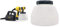 Wagner Fence & Decking Paint Sprayer for fences, sheds, covers 5 m² in 9 min, 1400 ml capacity, 460 W, 1.8 m hose & 417921 Container with Cover for Paint sprayers, White, 1400 ml
