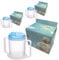 LIFE Healthcare Adult Drinking Cups – Set of 3 x 300ml Spill-Proof Two Handled Cups for Elderly & Disabled – Non-BPA Plastic Beakers – Dishwasher Safe Reusable Cups for Adults