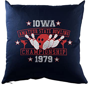 Urban Backwoods Iowa Amateur State Bowling Kissen Dekokissen