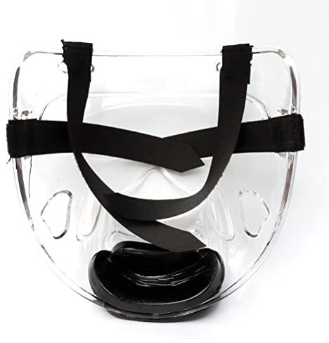 Drfeify Taekwondo-Schutzhelm, Gehärteter Kunststoff, Bessere Belüftung, Kratzfest, Leichteres Atmen ohne Beschlagen, Taekwondo-Gesichtsschutz, für Boxen, Taekwondo, KarateBoxen