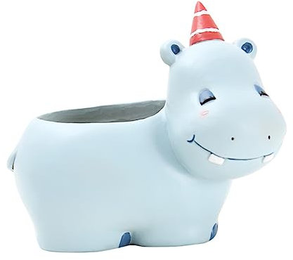 YARNOW Blumenübertopf Hippo- -pflanzgefäß Hippo-pflanztopf Nilpferd Sukkulente Pflanzen