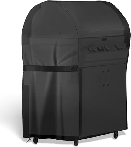 AZOMKER Funda Barbacoa Exterior Impermeable, Funda para Barbacoa (77 * 67 * 110cm)