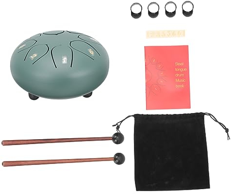 1 Satz Steel Tongue Drum Ätherische Trommel Chakra-trommeln Musikinstrument Zen-tontrommel Tragbare Trommel 8-ton-trommel Trommel Für Musik Instrumente Kind Tambourin Stahl
