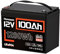 HumsiENK Batterie au lithium LiFePO4 12 V 100 Ah, BMS intégrée de 100 A avec convient pour les automobiles, les bateaux, les moteurs de trolling