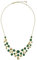 Ted Baker London Periela Pebble Stone Halskette für Damen (Gold/Grün), Messing, Kein Edelstein