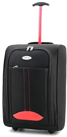 TORTUE Valise de Cabine Noire, Voyage, Bagage à Main (Rose)
