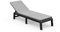 Keter Palma-Tumbona de Jardín Plegable con cojín Incluido, para Exterior terrazas, Patios, Jardines, 4 Posiciones, Color Grafito