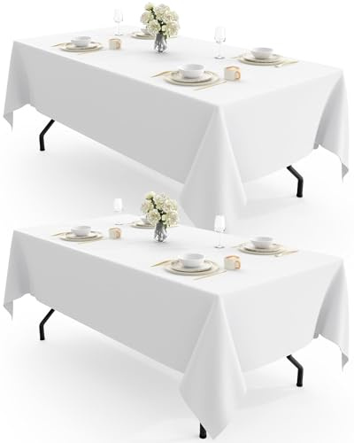 Pureegg Polyester Tablecloth 150x210cm White