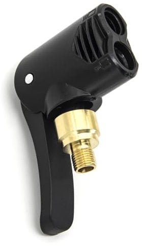 ALLY-MAGIC Dual Head Bike Track Pump, 1Pcs Tyre Air Pump Multi-use Connector Head and Valve Adapter for Mountain Bike Road Bike Replacement Accessories (non deflatable) Y4STDQB