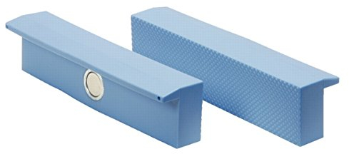 KS Tools Satz Schutzbacken aus Kunststoff 125mm mit Magnetbefestigung, feingeriffelt