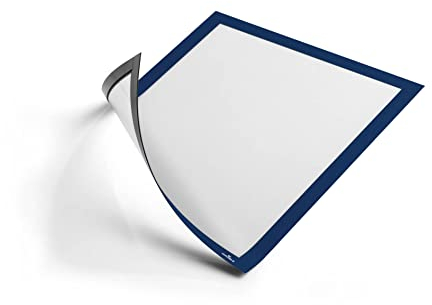 Durable Info-Rahmen Duraframe Magnetic (A4, Magnetrahmen für metallische Oberflächen) 5 Stück, dunkelblau, 486907