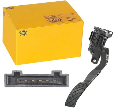 HELLA 6PV 008 376-701 Sensor, accelerator pedal position - for left-hand drive vehicles - 6-pin connector - Manual Transmission