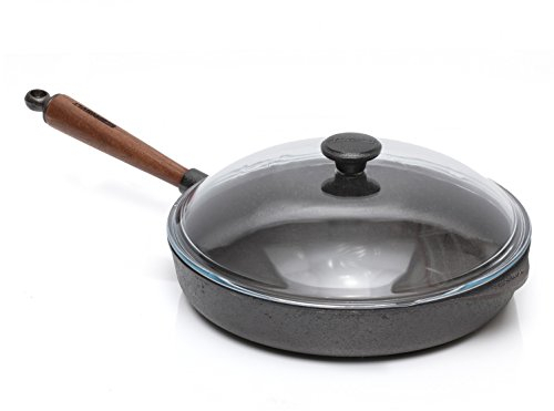 Skeppshult Gusseisen Servierpfanne 28 cm mit Deckel