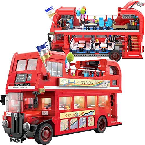 Cada Klassischer Londoner Touristenbus mit Blöcken 1770 Stück